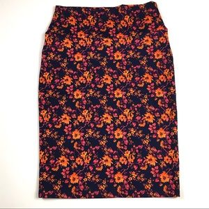 LuLaRoe Cassie Pencil Skirt Floral Small